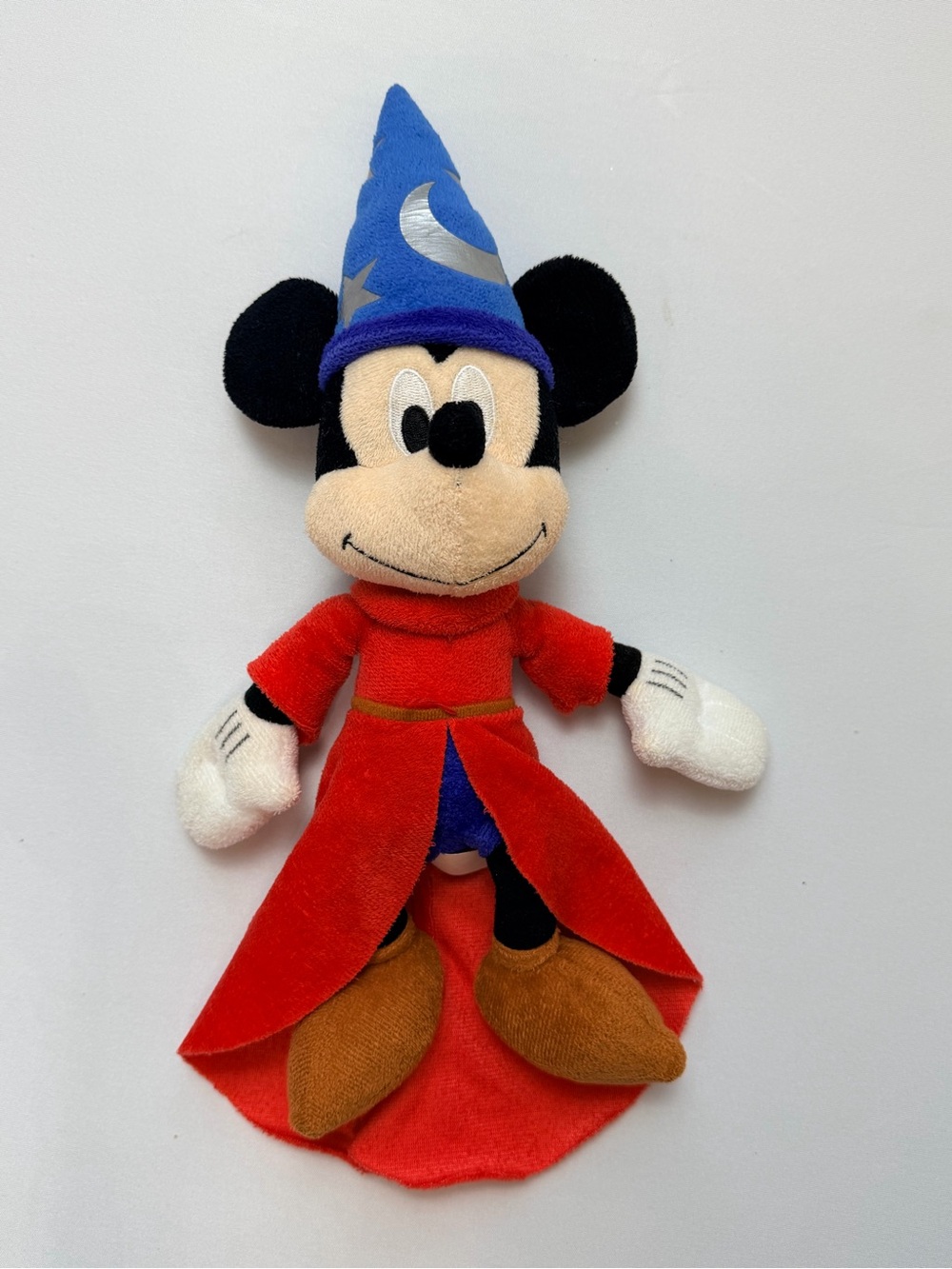 Disney Sorcerer Mickey Plush - Red Robe, Blue Hat